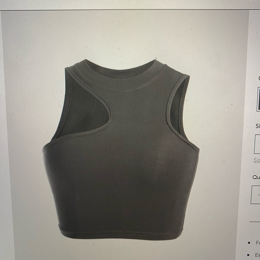 Cider Asymmetrical Crop Top